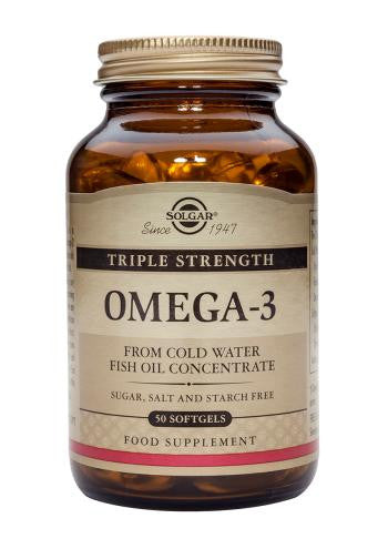 Triple Strength Omega-3 Softgels 50 Caps - Health Emporium