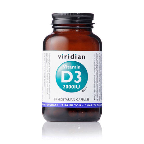 Vitamin D3 (Vegan) 2000iu Veg Caps - Health Emporium