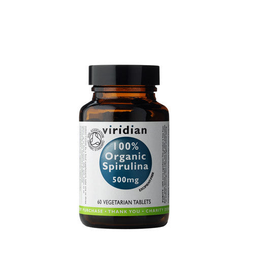 Spirulina 500mg tablets Organic (excipient-free tablets) - Health Emporium