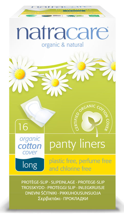 Natracare Organic and Natural Individually Wrapped Panty Liner - Long - Health Emporium