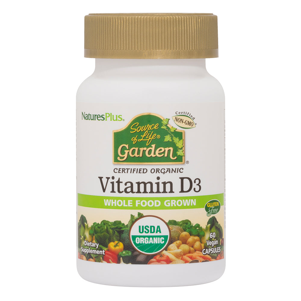 Source of Life Garden Vitamin D3 5000 IU 60 Vcaps - Health Emporium