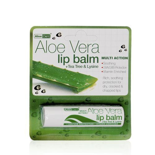 Aloe vera lūpų balzamas - 4g - sveikatos parduotuvė