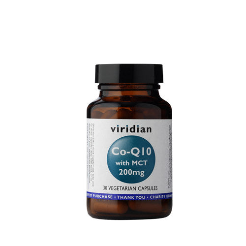 Co-enzyme Q10 200mg with MCT 30 Veg Caps - Health Emporium