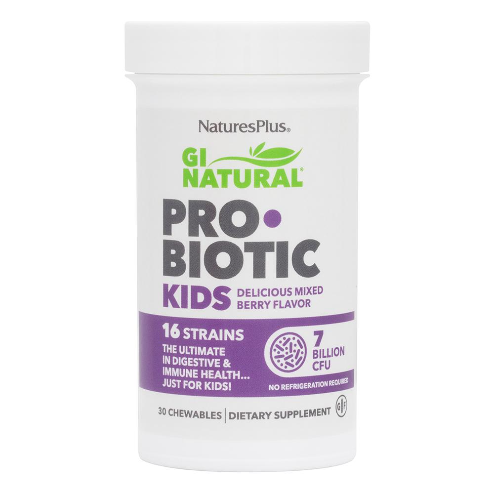 GI Natural® Probiotic Kids 30 дъвчащи таблетки