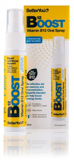 Boost B12 ústní sprej - Health Emporium