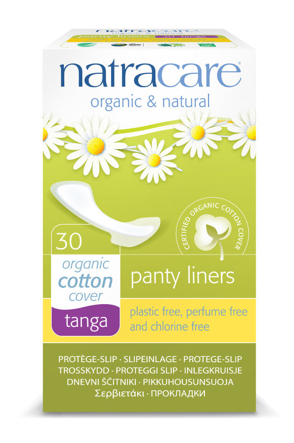 Protetor de calcinha de algodão orgânico Natracare - tanga - 30 - health emporium