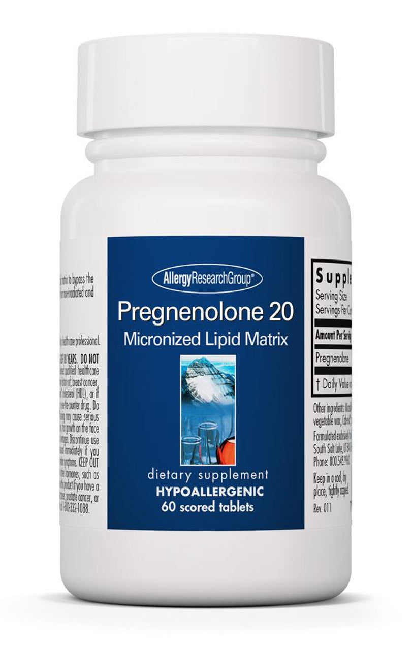 Pregnenolone 20 mg 60 Scored Tablets