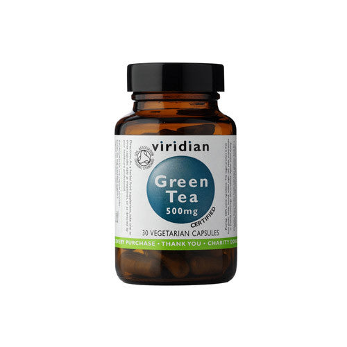 Organic Green Tea Leaf 500mg Veg Caps - Health Emporium