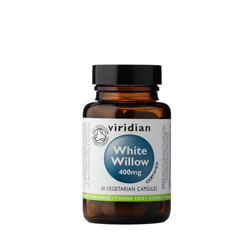 Organic White Willow 400mg Veg Caps - Health Emporium
