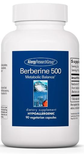 กลุ่มวิจัยภูมิแพ้ BERBERINE 500 90 แคปซูล (จัดส่งล่าช้า)