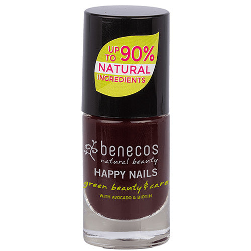 Benecos happy nails naturligt nagellack - vamp - 5ml
