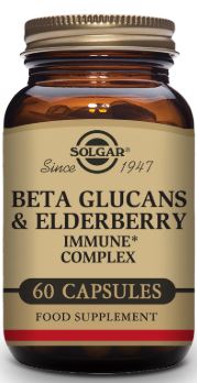 Beta Glucans &amp; Elderberry Immune Complex 60 Vegetable Capsules - Health Emporium