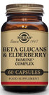 Beta glucans & elderberry immune complex 60 κάψουλες λαχανικών - Εμπορικό Κέντρο υγείας