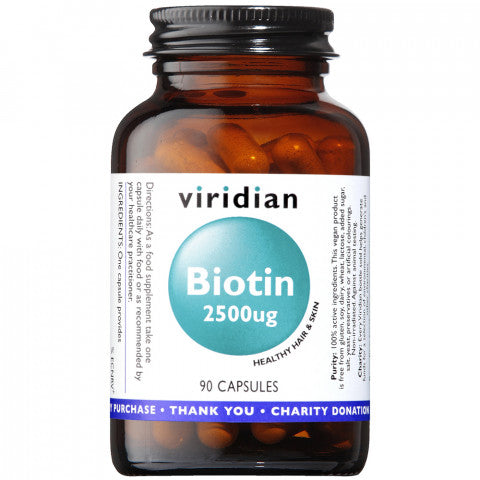 Biotina 2500ug 90 cápsulas - empório da saúde