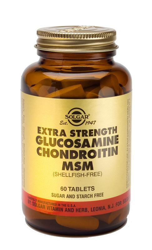 Extra Strength Glucosamine Chondroitin MSM Tablets (Shellfish-Free) - Health Emporium