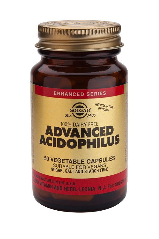 Advanced Acidophilus (100% Dairy Free) Vegetable Capsules - Health Emporium