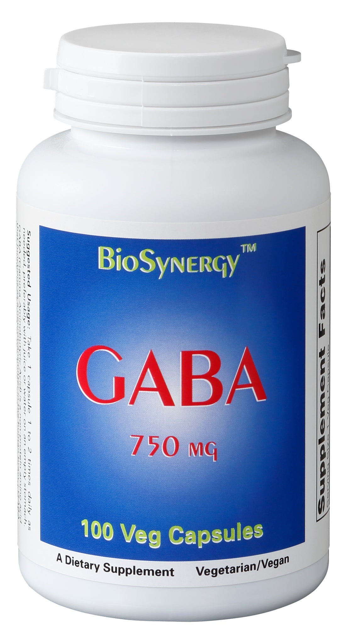 Biosynery gaba 90 caps - emporio della salute