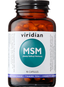 Viridian MSM (Methyl sulphonyl methane), 90 Capsules
