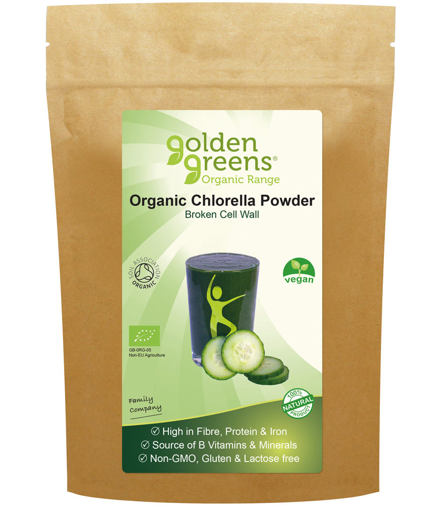 Golden Greens Organic Chlorella Powder 100g