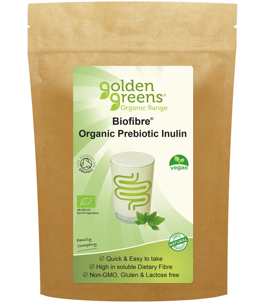 Golden Greens Organic Prebiotic Inulin Fibre, 250g