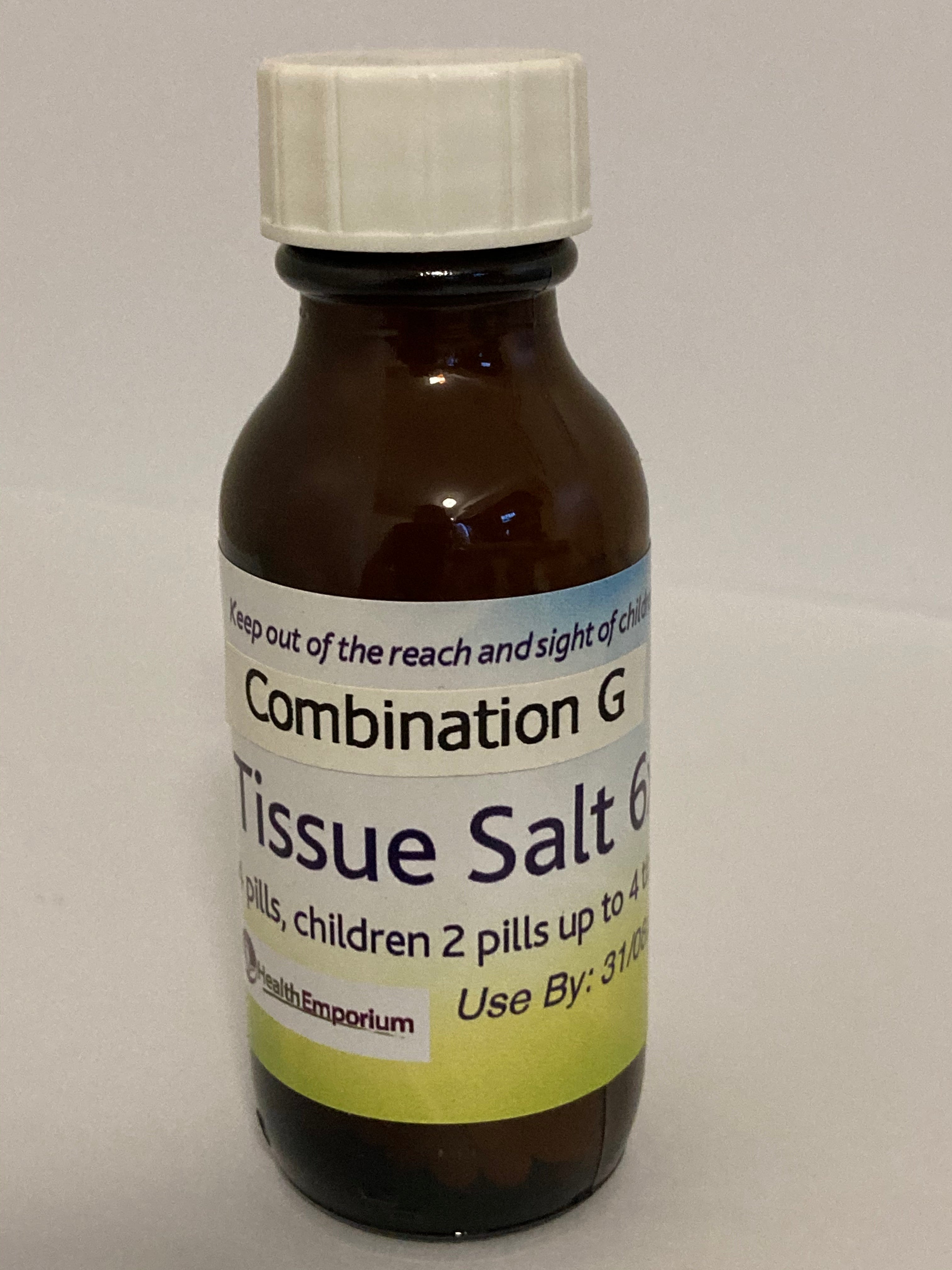 Combinazione g di sale per tessuti