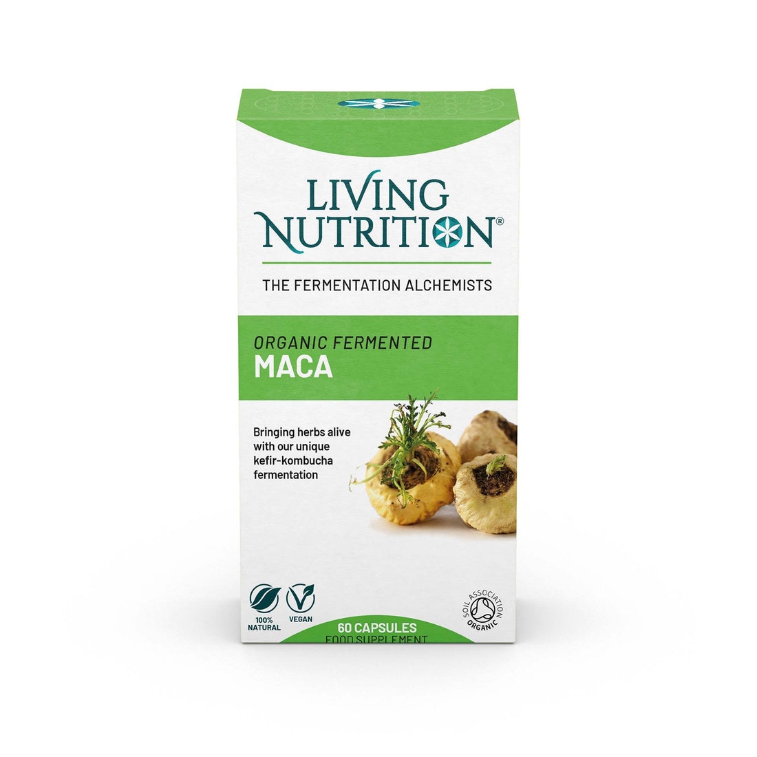 Maca alive – ферментирала активирана органична мака на капсули 60 капсули