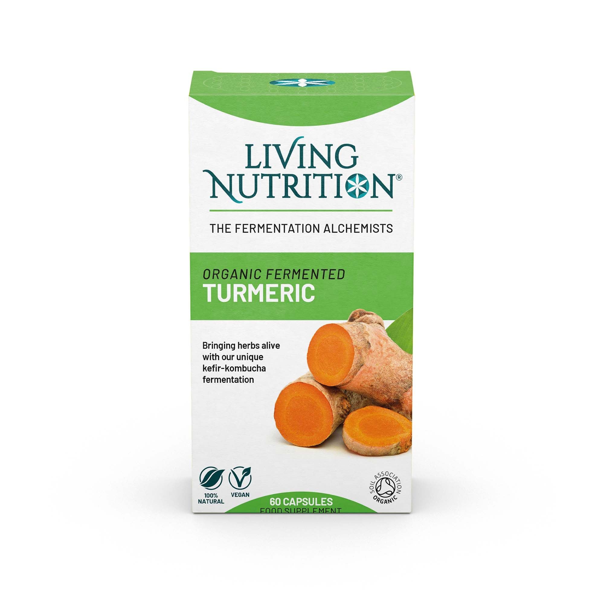 Turmeric Alive – Fermented Activated Organic Turmeric Capsules 60 Capsules