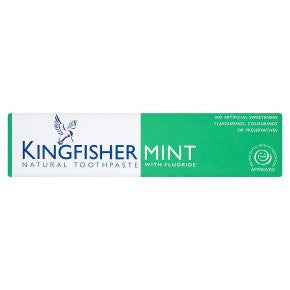 Pasta de dente natural com menta Kingfisher - Health Emporium