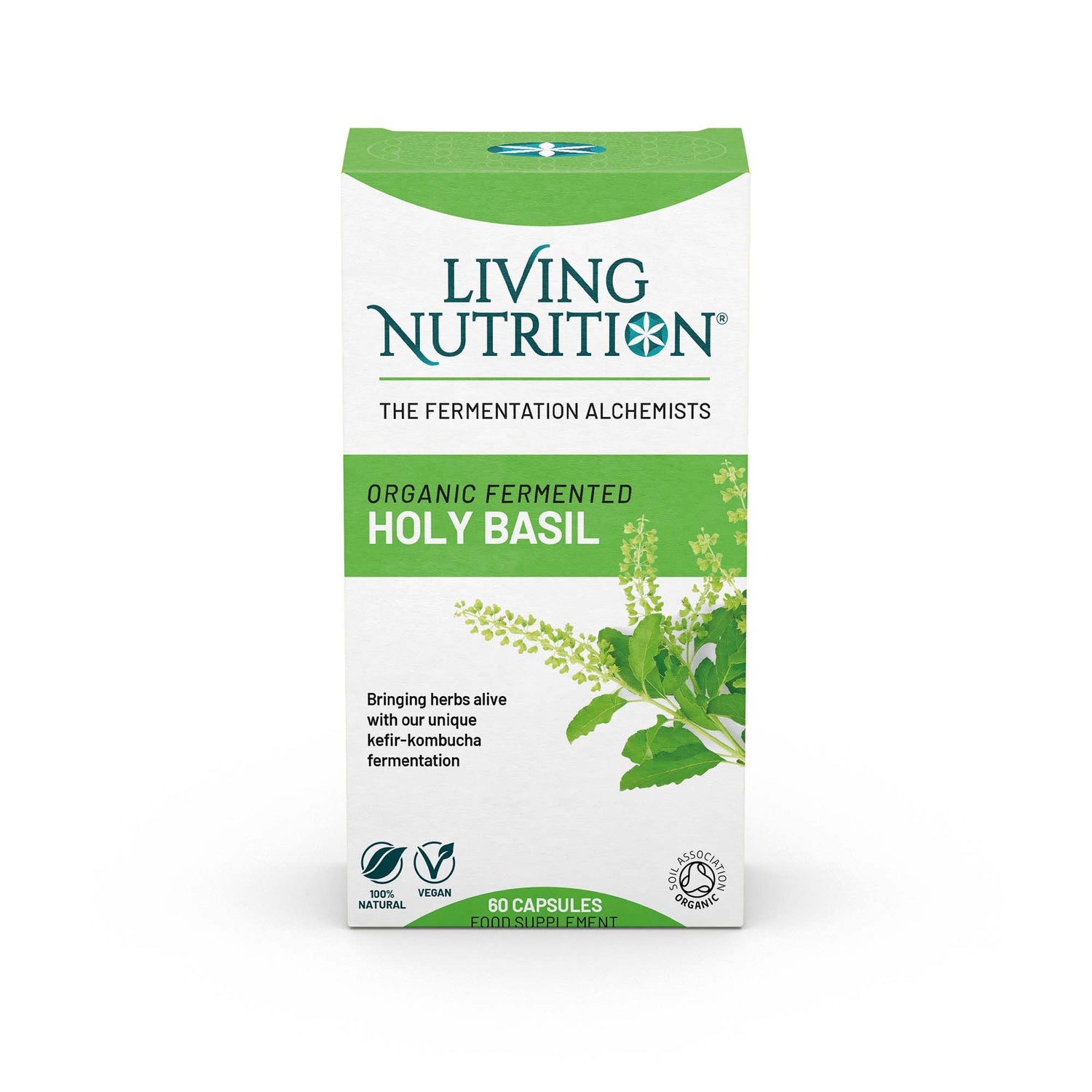 Holy Basil Alive  – Fermented Activated Organic Holy Basil 60 Capsules
