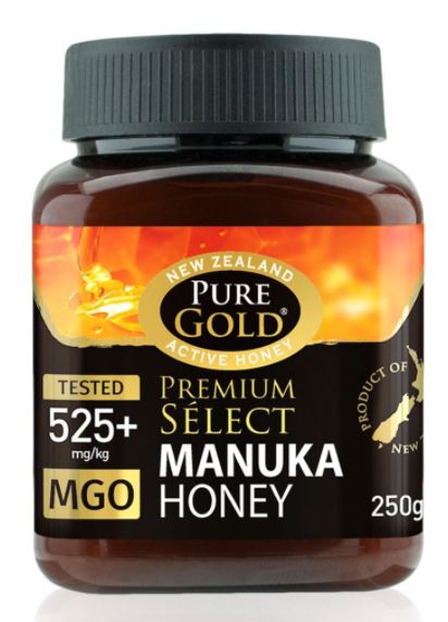 Pure Gold Premium Manuka Honey MGO 525 250g