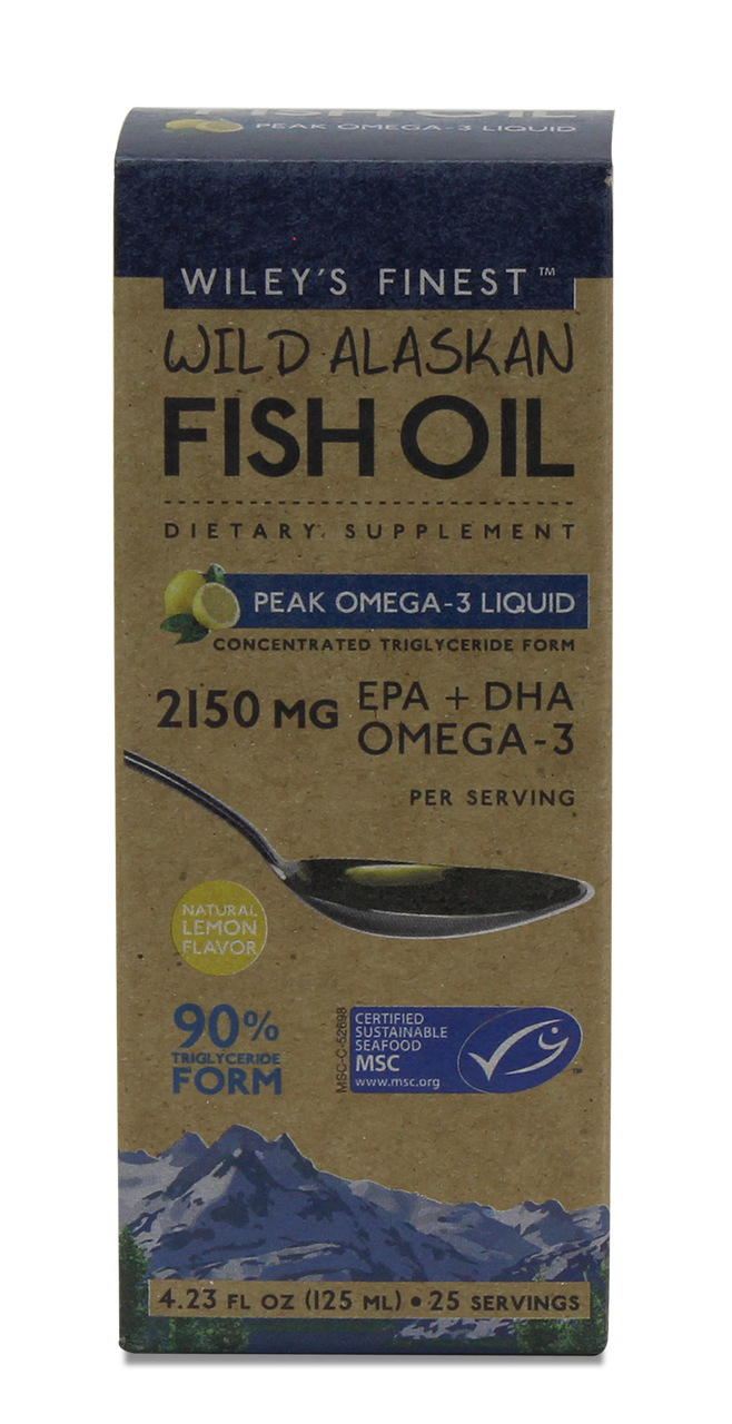 Picco di olio di pesce liquido omega-3 (2150 mg di epa+dha per porzione) - emporio della salute