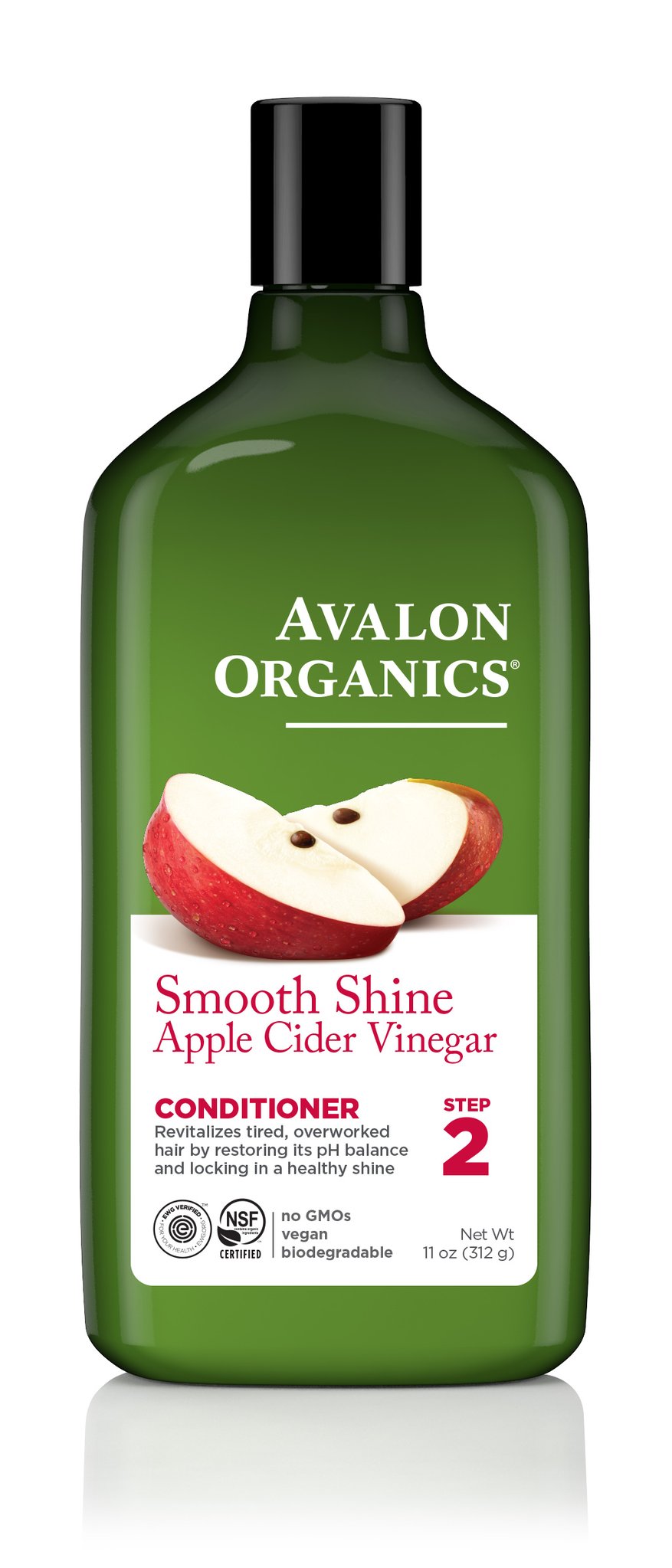 Acondicionador de vinagre de manzana con brillo suave 312g