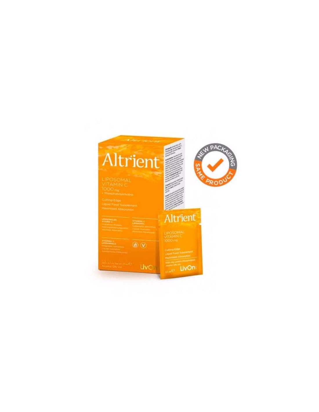 Altrient c lipozomal vitamina c 30 plicuri - emporiu de sanatate