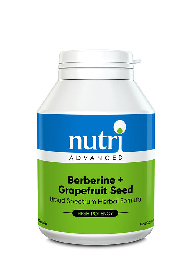 Nutri geavanceerde berberine en grapefruitzaad 60 capsules