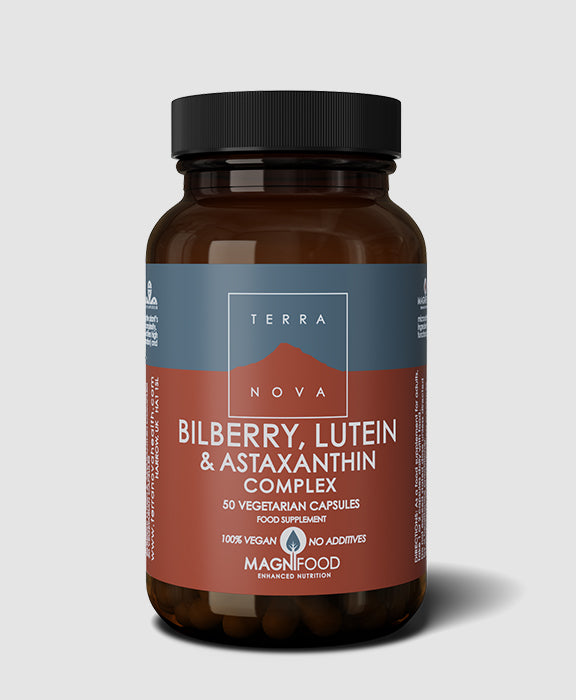 TERRANOVA Blåbär, Lutein & Astaxanthin Complex 50 kapslar - Health Emporium