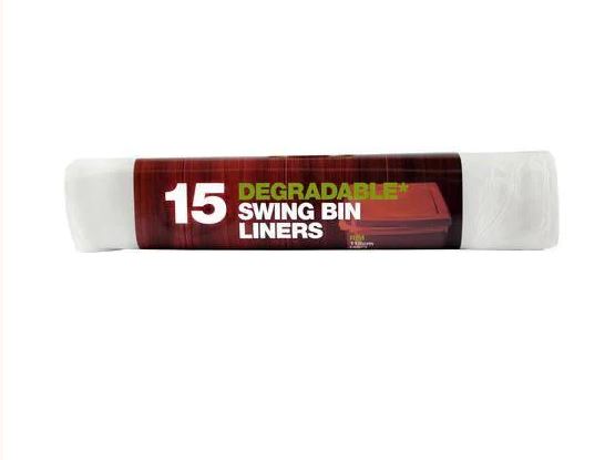 15 Degradable Swing Bin Liners : Symphony Enviromental