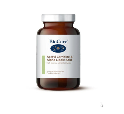 Acetyl Carnitine &amp; Alpha Lipoic Acid 30 Capsules - Health Emporium