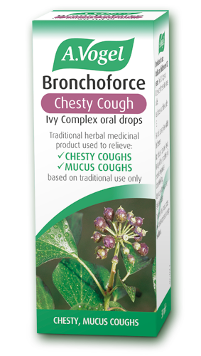قطرات الفم Bronchoforce Chesty Cough Ivy Complex 50 مل - متجر الصحة