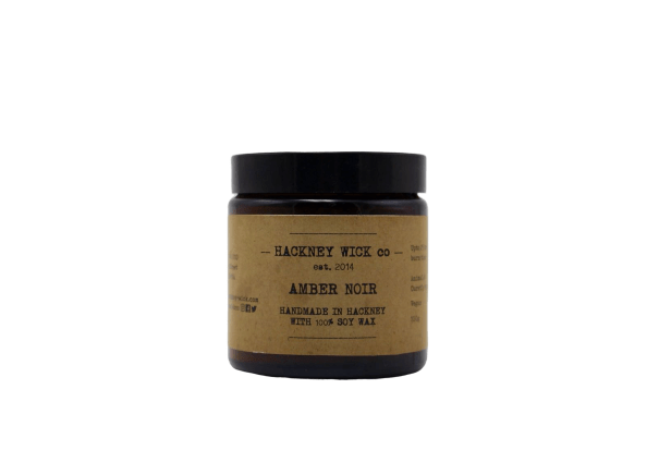 HackneyWickCo %100 Soy Wax Amber Noir Candle