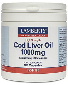 Aceite de hígado de bacalao Lamberts 180&