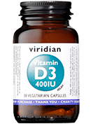 Vitamin D2 (Vegan) Organic 400iu 60 Veg Caps - Health Emporium