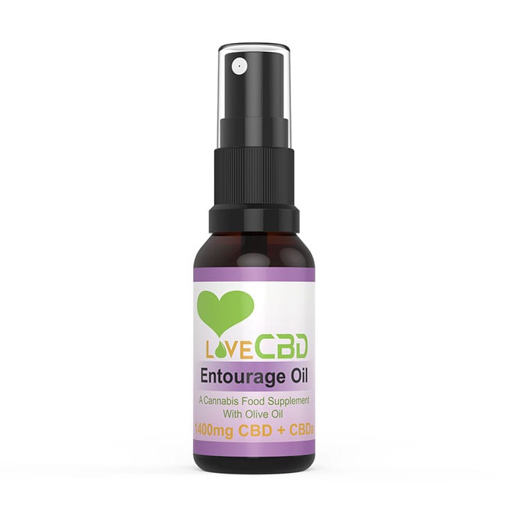 1400mg CBD Entourage Oil Spray 20ml - Health Emporium