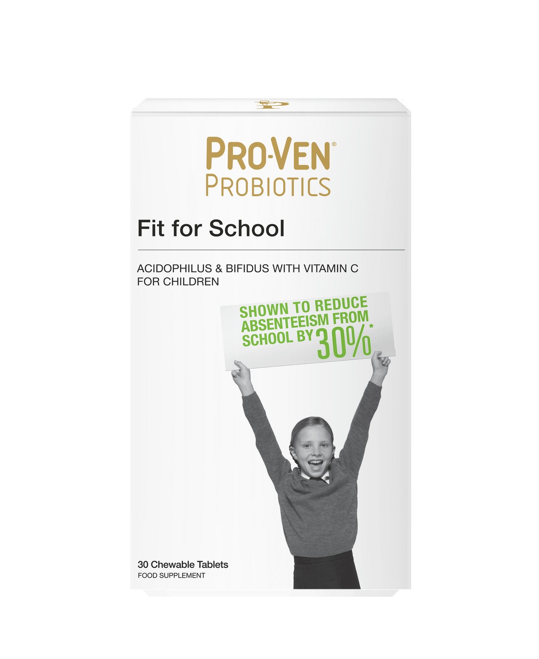 ProVen Probiotics for Kids FIT for School (30 chewable tablets) - Health Emporium