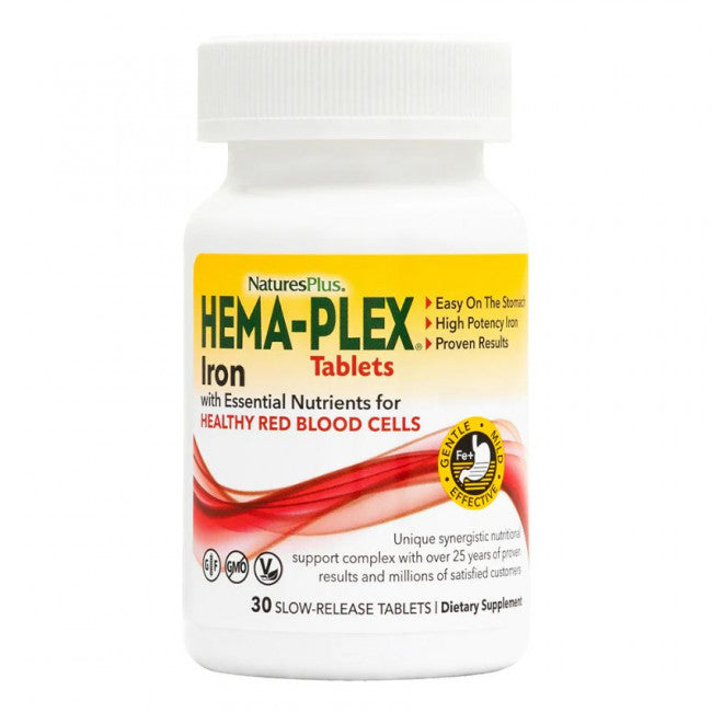 Hema-plex 30 comprimidos de liberación sostenida