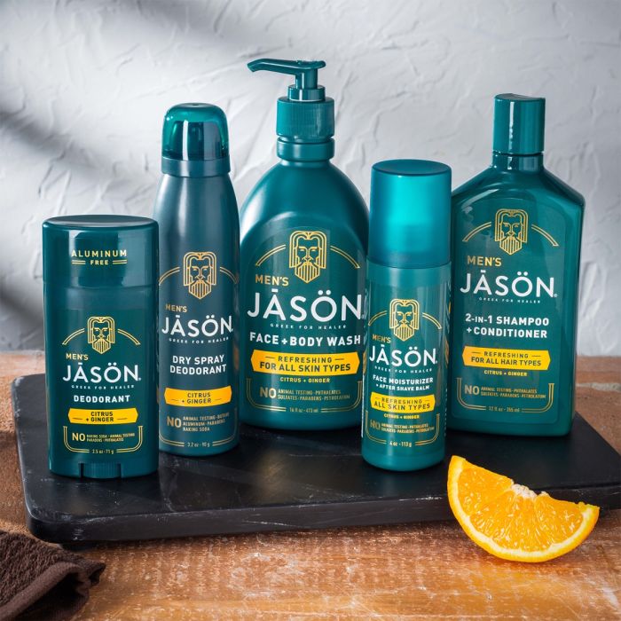 JASON Men’s Citrus and Ginger Deodorant Stick