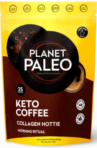 PLANET PALEO Pure Collagen Keto Coffee 213g