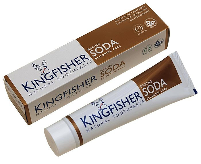 Kingfisher Baking Soda Mint fluoride-free 100ml - Health Emporium