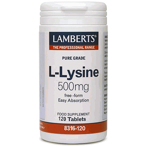 Lamberts L Tyrosine 500mg - Health Emporium