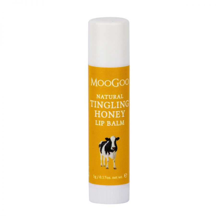MooGoo Edible Lip Balm 5g – Tingling Honey