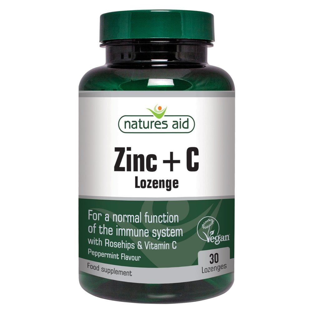 Natures Aid Zinc + C Lozenges 30&